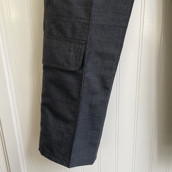 Brunello Cucinelli Men’s 100% Wool Dark Gray Cargo Pants EU Size 48 US Size 32 - Picture 5 of 16